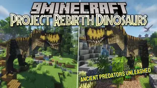 Project Rebirth Dinosaurs Mod (1.20.1) – Survive Giant Prehistoric Apex