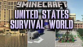 United States Survival World Map (26.2, 1.20.1) – Survive Coast to Coast