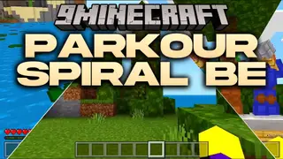 Parkour Spiral BE Map (26.2, 1.20.1) – Conquer a Giant Winding Tower