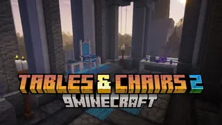 Tables & Chairs 2 Data Pack (26.2, 1.21.11) – Modular, Functional And Customizable Seating For Minecraft