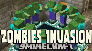 Zombies Invasion Data Pack (1.21.11, 1.21.1) – Prepare For Battle And Defend The Realms Against The Zombie Invasion!