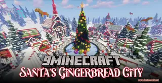 Santa's Gingerbread Christmas City Map (26.2, 1.20.1) – A Festive Wonderland