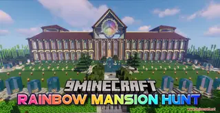 Rainbow Mansion Hunt Map (26.2, 1.20.1) – The Ultimate Scavenger Challenge
