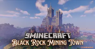 Black Rock Mining Town Map (26.2, 1.20.1) – Stunning Fantasy Settlement