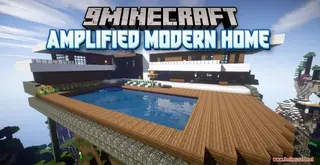 Amplified Modern Home Map (26.2, 1.20.1) – Luxury Above the Clouds