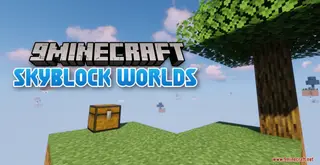 SkyBlock: Worlds Map (26.2, 1.20.1) – A New Dimension of Survival