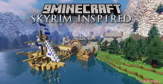 Skyrim Inspired Map (26.2, 1.20.1) – Frozen Land Recreation