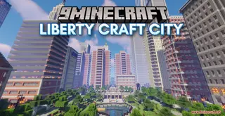 Liberty Craft City Map (26.2, 1.20.1) – Lively Urban Metropolis