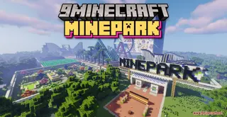 MinePark Map (26.2, 1.20.1) – A Minecraft Theme Park