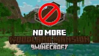 No More Woodland Mansions Data Pack (1.21.11, 1.20.1) – A World Without Woodland Mansions