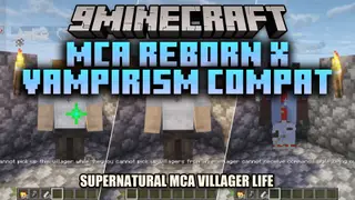 MCA Reborn X Vampirism Compat Mod (1.21.1, 1.20.1) – Turn Custom Villagers