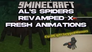 AL's Spiders Revamped X Fresh Animations Resource Pack (26.2, 1.21.11)
