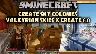 Create Sky Colonies Valkyrian Skies X Create 6.0 Modpack (1.20.1) – Build Flying Ships And Sky