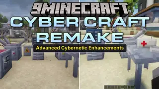 Cyber Craft Remake Mod (1.20.1) – Upgrade Your Body with Deadly Cybernetic