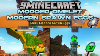 Modded Omelet Modern Spawn Eggs Resource Pack (26.1.2, 1.20.1)