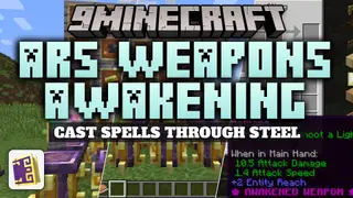 Ars Weapons Awakening Mod (1.20.1) – Inscribe Magic Spells Onto Every Melee