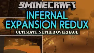 Infernal Expansion Redux Mod (1.21.1, 1.20.1) – Survive Glowing Canyons