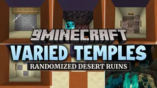 Varied Temples Mod (26.2) – Face Lethal Traps and Mobs Inside Desert Pyramids
