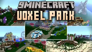 Voxel Park Map (26.2, 1.20.1) – A Massive Carnival Playground for Friends