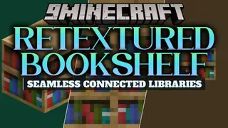 Retextured Bookshelf Resource Pack (26.2, 1.21.1) – Matching Wood Tones