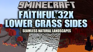 Faithful 32x Lower Grass Sides Resource Pack (26.2, 1.20.1)