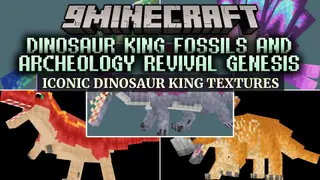 Dinosaur King Fossils and Archeology Revival Genesis Resource Pack (1.20.1)