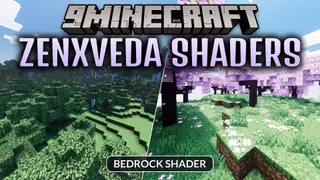 ZenXveda Shaders (26.x, 1.21) – True PBR Lighting and Glowing Ores on Mobile