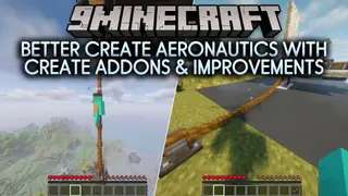 Better Create Aeronautics With Create Addons & Improvements Modpack (1.21.1) – Build And Fly Custom Aircraft