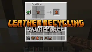 Leather Recycling Data Pack (26.1.2, 1.20.1) – Recycle Armor & Items for Leather