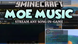 Moe Music Mod (26.2, 1.20.1) – Listen to Custom Playlists Inside Your World