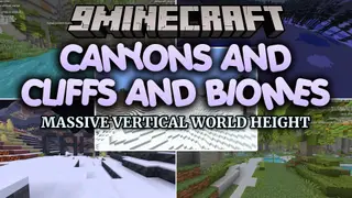 Canyons and Cliffs and Biomes Mod (26.2, 1.21.11) – Trek Across Massive Peaks