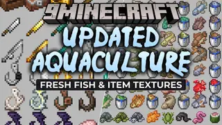 Updated Aquaculture 9minecraft Resource Pack (26.2) – Crisper Vanilla Angler Sprites