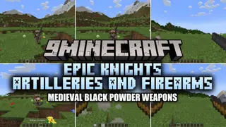Epic Knights Artilleries and Firearms Mod (1.20.1) – Defend Castle Walls
