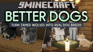 Better Dogs 9minecraft Resource Pack (26.2) – Real World Dog Breeds in Vanilla Style