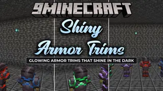 Shiny Armor Trims 9minecraft Resource Pack (26.2) – Radiant Trims Glowing in the Dark
