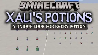 Xali's Potions 9minecraft Resource Pack (26.2) – Distinct Bottle Shapes for Every Brew