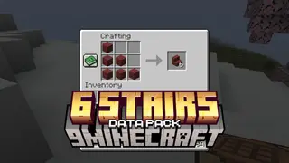 6 Stairs Data Pack (26.2, 1.20.1) – Craft More Stairs Efficiently
