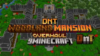 Dungeons And Taverns Woodland Mansion Overhaul Data Pack (26.2, 1.21.1)