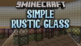 Simple Rustic Glass Resource Pack (1.21.11, 1.20.1) – Rustic Iron Borders