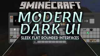 Modern Dark UI Resource Pack (26.2, 1.21.11) – Clean Dark Menus for Late Night