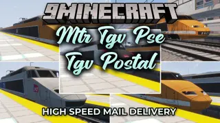 MTR TGV PSE TGV Postal Resource Pack (1.20.1) – Classic French High-Speed Trains