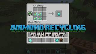 Diamond Recycling Data Pack (26.1.2, 1.20.1) – Get Diamonds Back From Gear And Templates