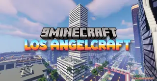 Los Angelcraft Map (26.2, 1.20.1) – Metropolis Inspired by Los Angeles