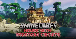 House with Redstone Circuits Map (26.2, 1.20.1) – A Functional Hideout