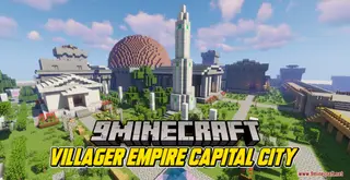 Capital City of the Villager Empire Map (26.2, 1.20.1) – Immersive City Build