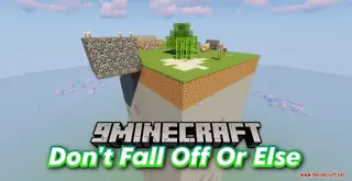 Don't Fall off or Else Map (26.2, 1.20.1) – Survival Chunk Challenge