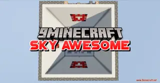 Sky Awesome Map (26.2, 1.20.1) – Redstone Challenge