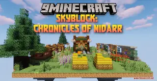 SkyBlock: Chronicles of Nidarr Map (26.2, 1.20.1) – Save The Civilization