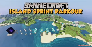Island Sprint Parkour Map (26.2, 1.20.1) – Fun With Friends