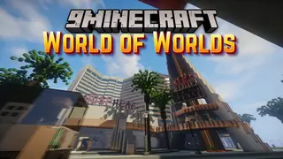 World of Worlds Map (26.2, 1.20.1) – A Global Minecraft Adventure
